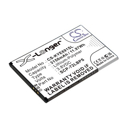 Bsc Preferred Kyocera A8 E350 E550 Mobile Phone Replacement Battery CS-KYE691SL